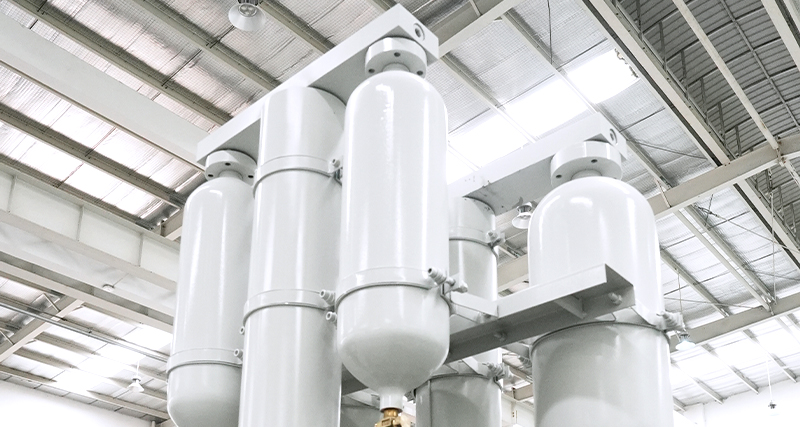 Stable response of the pressure charging system