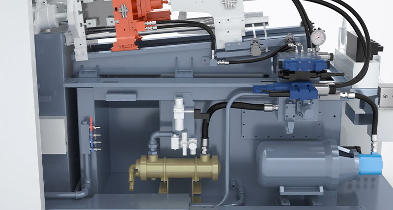 Adopting the world-famous brand servo motor pump system