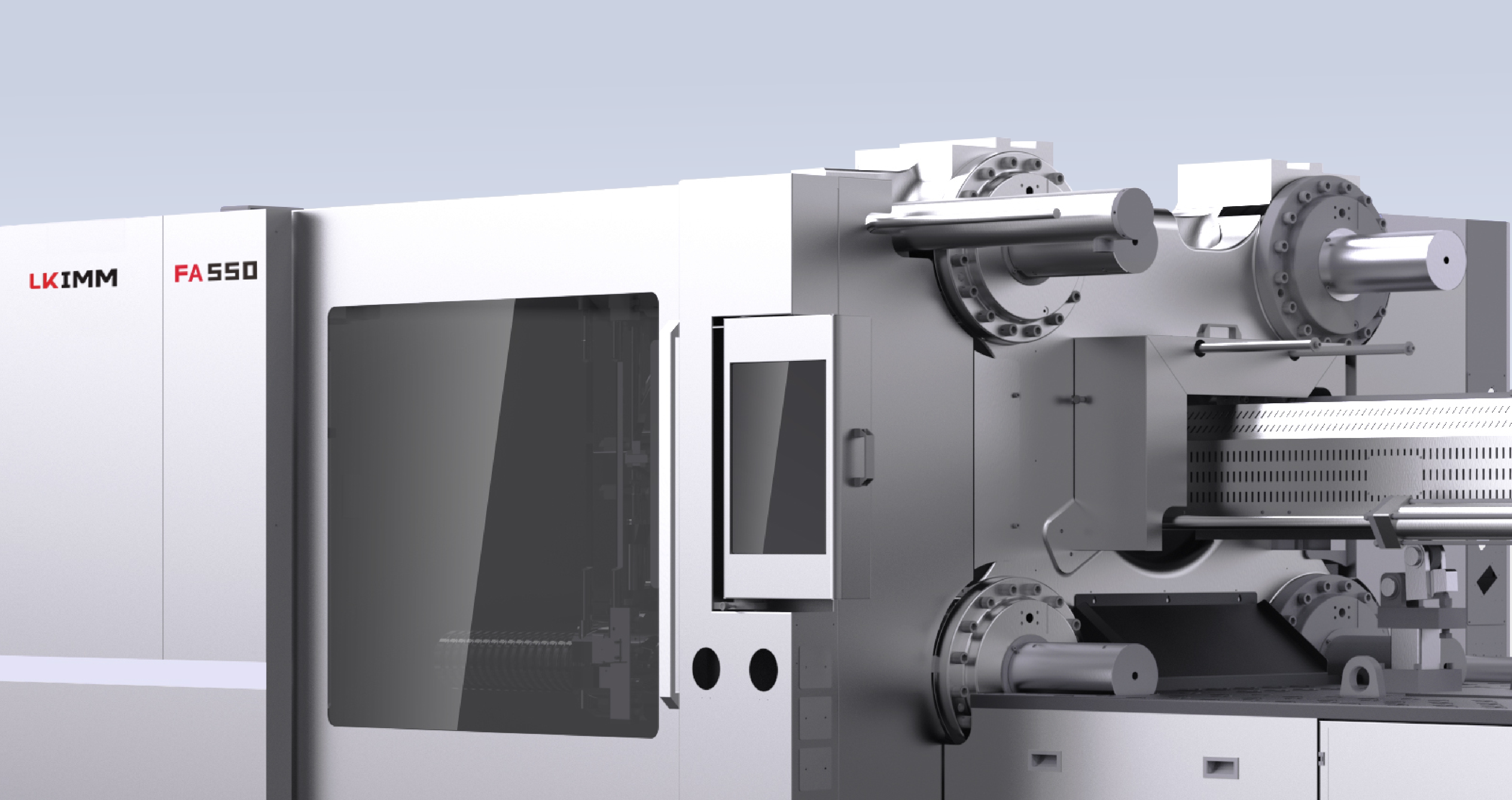 Synchronous nut locking mechanism, uniform distribution of clamping force